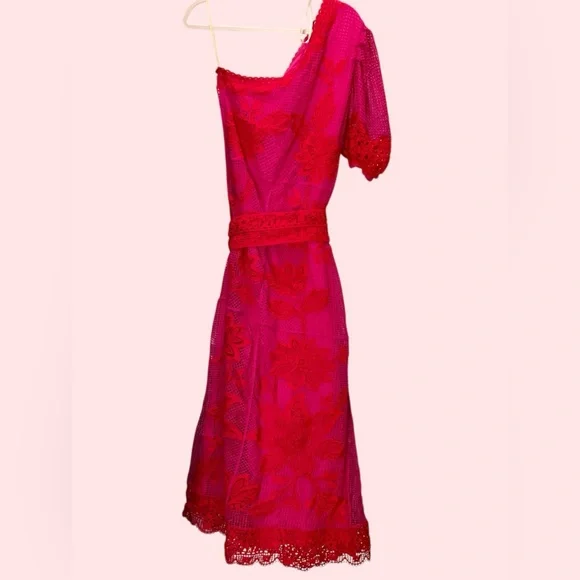 Farm Rio Guipuire Bicolor Maxi Dress, L - Picture 7 of 9